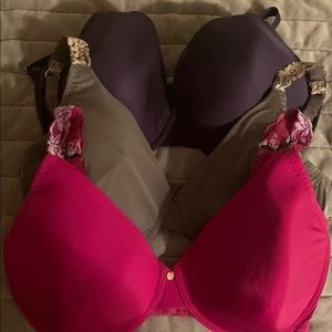 3 Natori Bras, 36DDD
